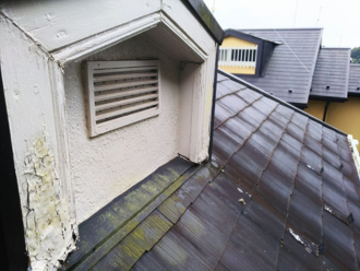 劣化が進行しているドーマー